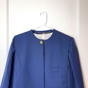 Vintage ESCADA 100% WOOL BLUE BLAZER , Sailor vibe